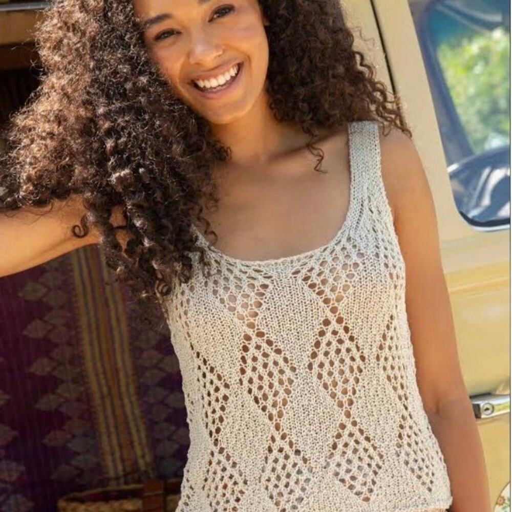 Natural Life Crochet Tank